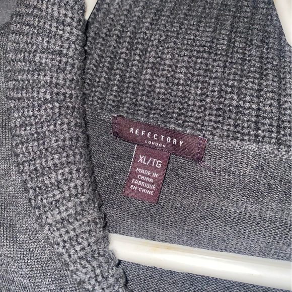 By Refectory London; Grey sweater, 100% cotton. sized XL - Picture 4 of 4